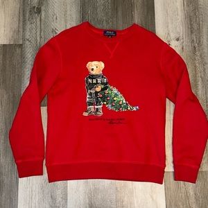 Christmas Tree Polo Bear Christmas Hoodie Ralph Lauren Shirts Tops